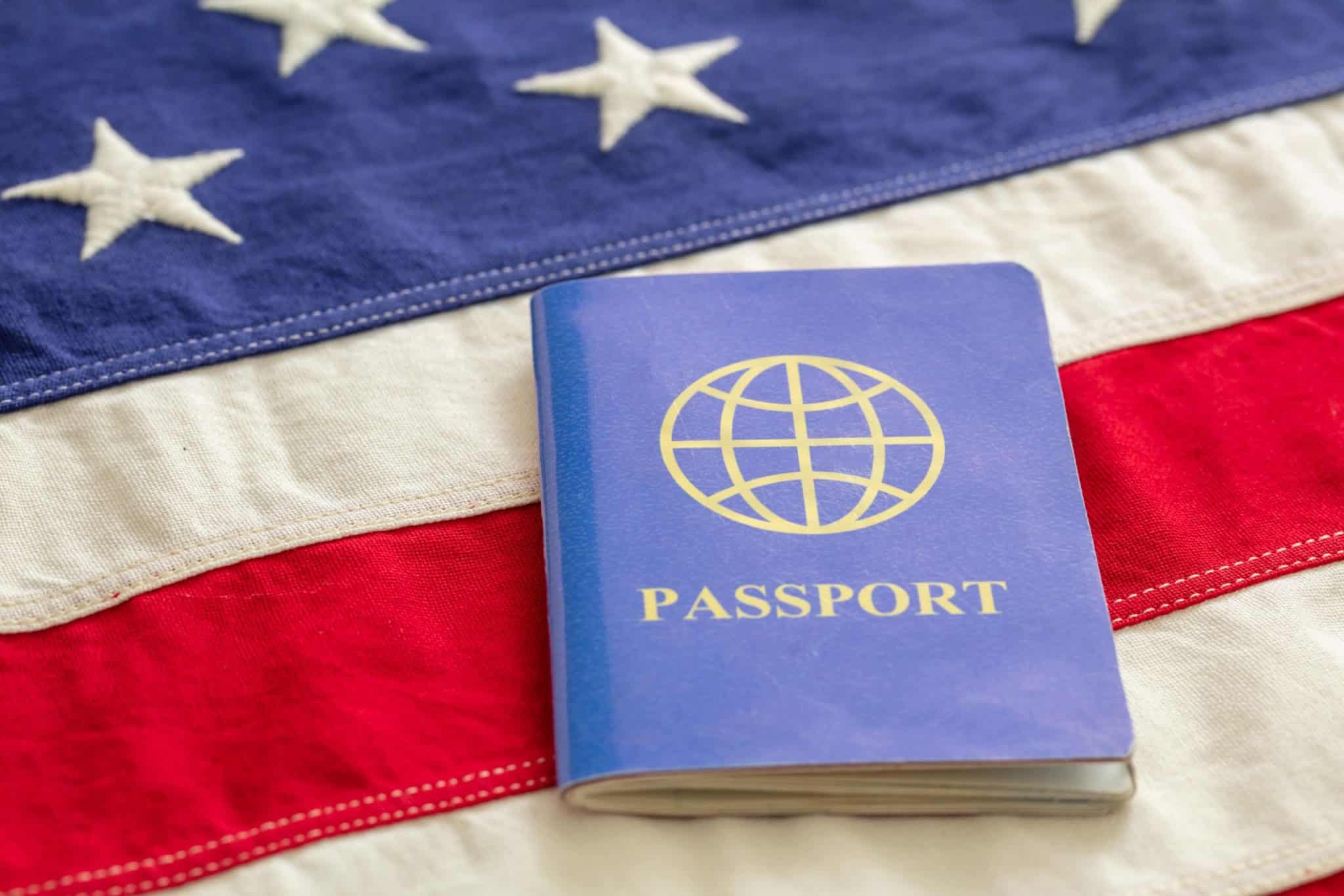 J-1 Visa Document and Passport